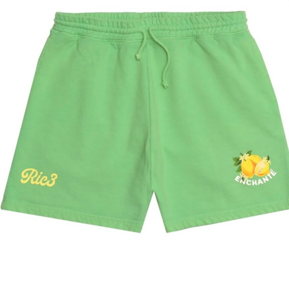 Enchante Green Athletic Shorts for Men
